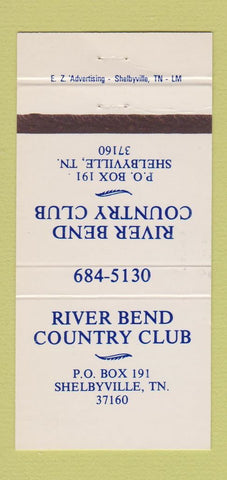 Matchbook Cover - River Bend Country Club Shelbyville TN 30 Strike