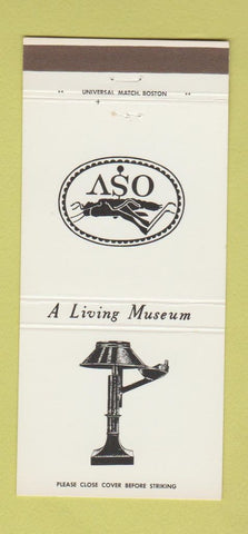 Matchbook Cover - Old Sturbridge Village MA 30 Strike