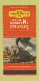 Matchbook Cover - Litchfield Madison Railroad WORN 30 Strike