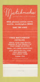 Matchbook Cover - Joker Day nad Nite Restaurant Seattle WA 30 Strike