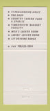 Matchbook Cover - Arrowhead Golf Club Wheaton IL 30 Strike
