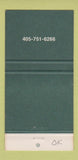 Matchbook Cover - Greens Country Club OK 30 Strike