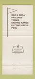 Matchbook Cover - Paradise Valley Country Club Las Vegas NV 30 Strike
