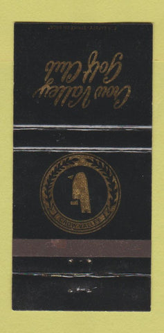 Matchbook Cover - Crow Valley Golf Club WEAR 30 Strike