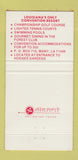 Matchbook Cover - Toro Hills Golf  Many LA 30 Strike