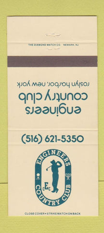 Matchbook Cover - Engineers Country Club Roslyn Harbor NY 30 Strike