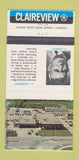 Matchbook Cover - Claireview Chrysler Pointe Claire QC JI Albrecht 30 Strike