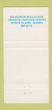 Matchbook Cover - Claireview Chrysler Pointe Claire QC JI Albrecht 30 Strike