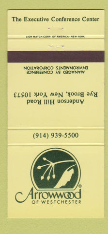 Matchbook Cover - Arrowwood Rye Brook NH 30 Strike