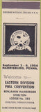 Matchbook Cover - Matchbook Cover Moose Lodge Steelton PA white Harrisburg