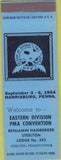 Matchbook Cover - Matchbook Cover Moose Lodge Steelton PA blue Harrisburg