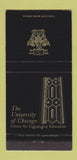 Matchbook Cover - University of Chicago IL 30 Strike