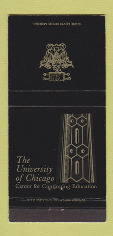 Matchbook Cover - University of Chicago IL 30 Strike