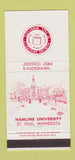 Matchbook Cover - Hamline University St Paul MN 30 Strike