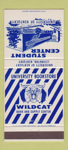 Matchbook Cover - University of Kentucky Wildcats Lexington KY 30 Strike