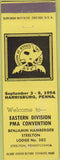Matchbook Cover - Matchbook Cover Moose Lodge Steelton PA yellow Harrisburg