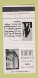 Matchbook Cover - Boone Tavern Berea College Hotel KY 30 Strike