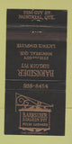 Matchbook Cover - Barnsider Sirloin Pit Montreal QC 30 Strike