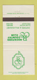 Matchbook Cover - Rockford Country Club IL? WEAR 30 Strike