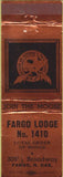 Matchbook Cover - Matchbook Cover Moose Lodge Fargo ND