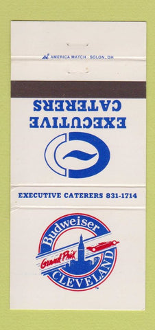 Matchbook Cover - Budweiser Cleveland Executive Catering OH 30 Strike