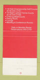 Matchbook Cover - Resort Hotel Palm Desert CA 30 Strike