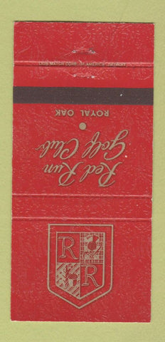 Matchbook Cover - Red Run Golf Club Royal Oak MI 30 Strike
