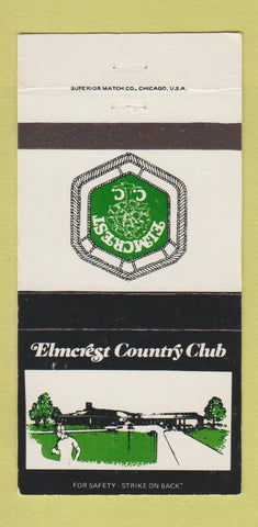 Matchbook Cover - Elmcrest Country Club 30 Strike