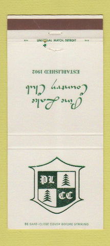 Matchbook Cover - Pine Lake Country Club 30 Strike