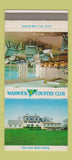 Matchbook Cover - Warwick Country Club RI? 30 Strike