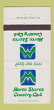 Matchbook Cover - Marco Shores Country Club FL? 30 Strike