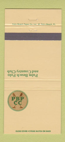 Matchbook Cover - Palm Beach Polo Country Club Palm Beach FL 30 Strike