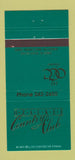 Matchbook Cover - Ozaukee Country Club Mequon WI 30 Strike