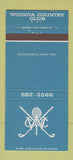 Matchbook Cover - Wichita Country Club KS 30 Strike