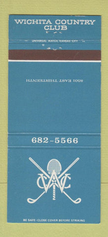 Matchbook Cover - Wichita Country Club KS 30 Strike