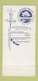 Matchbook Cover - Canyon Hotel Golf Racquet Palm Springs CA 30 Strike