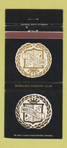 Matchbook Cover - Wheeling Country Club 30 Strike