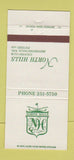 Matchbook Cover - North Hills Country Club Menomonee Falls WI 30 Strike