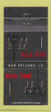 Matchbook Cover - Bon Ton New Orleans LA WEAR 30 Strike