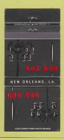 Matchbook Cover - Bon Ton New Orleans LA WEAR 30 Strike