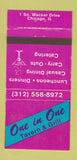 Matchbook Cover - One in One Tavern Chicago IL 30 Strike