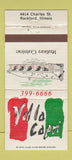 Matchbook Cover - Villa Capri Italian Rockford IL 30 Strike