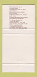 Matchbook Cover - George Dawson Inn Dawson Creek BC WEAR 30 Strike