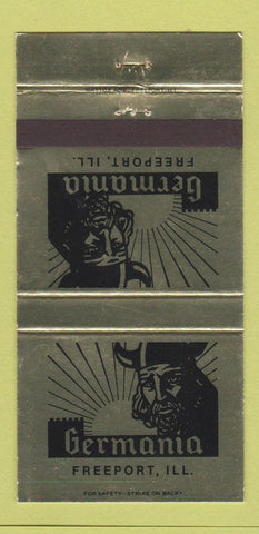 Matchbook Cover - Germania Freeport IL WEAR 30 Strike
