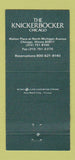 Matchbook Cover - Knickerbocker Hotel Chicago IL Princes of Wales 30 Strike