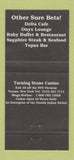 Matchbook Cover - Ruby Buffet Turning Stone Casino WEAR 30 Strike