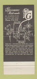 Matchbook Cover - Giovacco Ristorante Clifton NJ 30 Strike