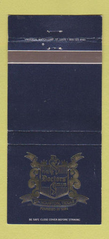 Matchbook Cover - Doctors' Club Houston TX 30 Strike