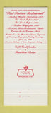 Matchbook Cover - Ristorante Lucia Italian Boston MA 30 Strike