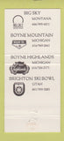 Matchbook Cover - Crest Hills Country Club Amberley Village 30 Strike